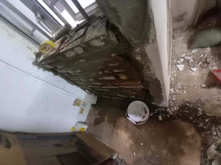 天后石屎剝落维修2